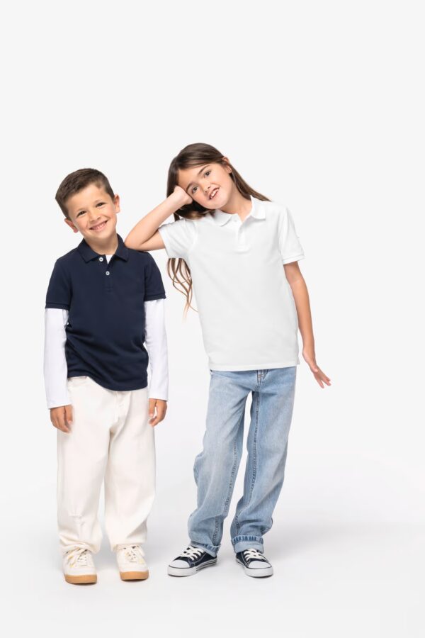 NS209 – Polo piqué bio enfant Native Spirit  - Durable, doux & prêt à personnaliser