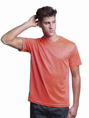AC302 Acqua Royal - T-shirt Polyester Adulte Manches Courtes