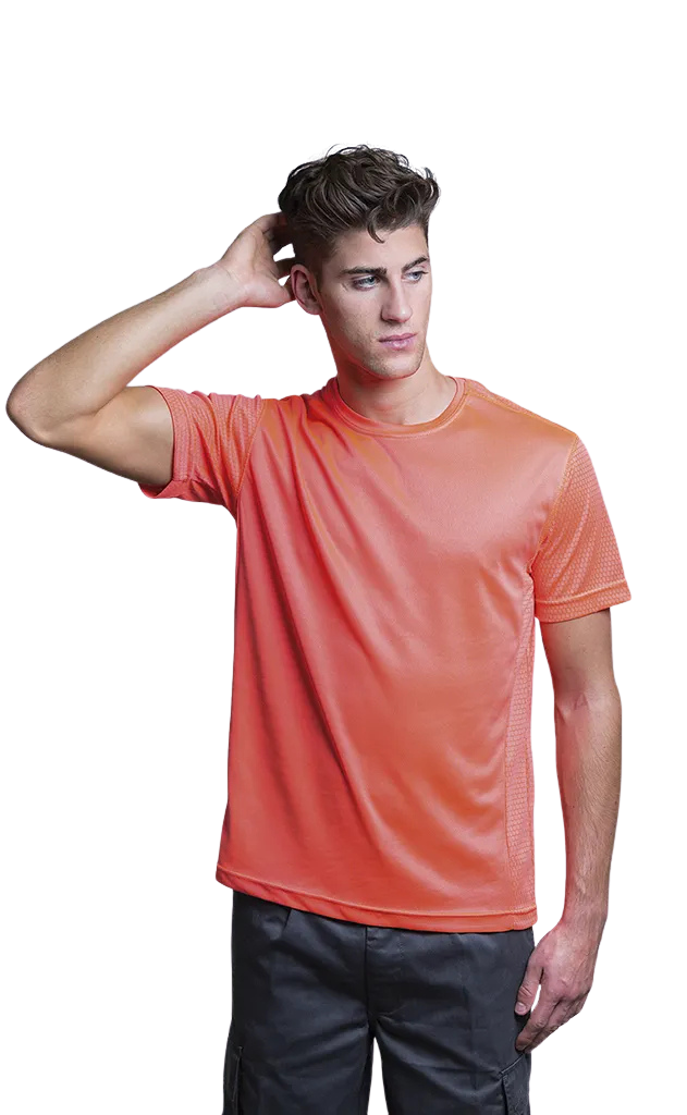 AC302 Acqua Royal - T-shirt Polyester Adulte Manches Courtes