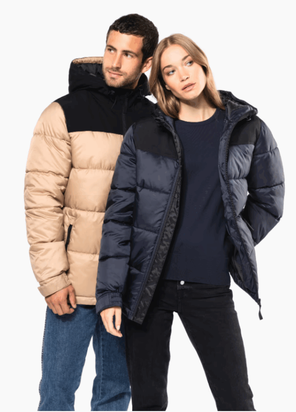 K6163 Kariban – Parka à capuche matelassée unisexe personnalisable