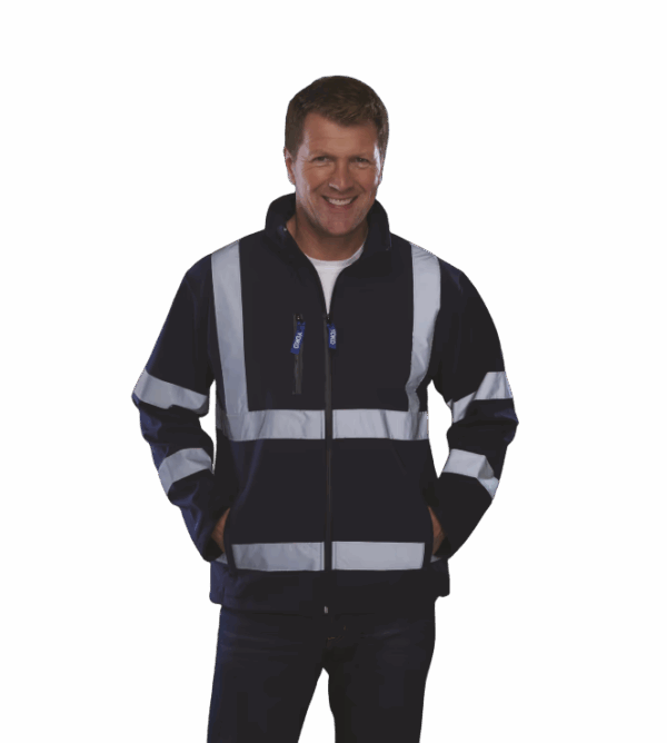 YHVK09 YOKO – Veste softshell haute visibilité personnalisable