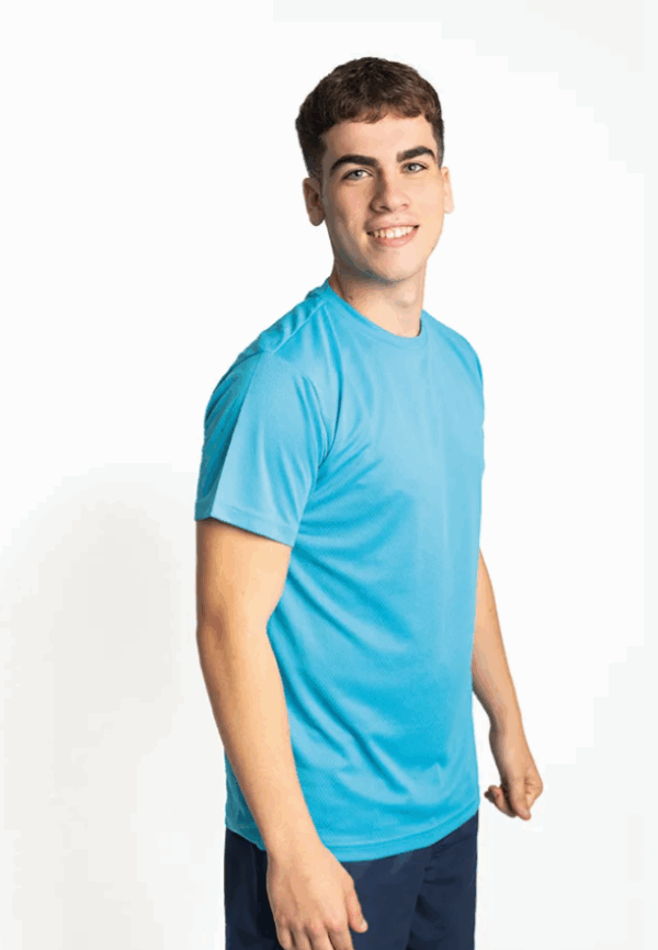 AC250 ACQUA ROYAL – T-shirt adulte personnalisable.
