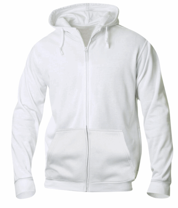 021034 Clique – Sweat zippé à capuche personnalisable.